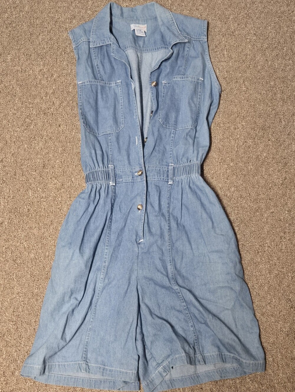 Womens Denhim romper/jumper-size Medium